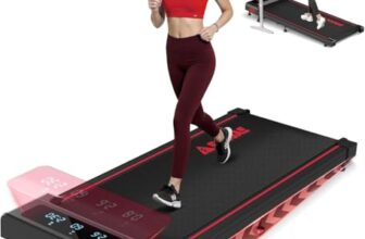 FOUSAE Walking Pad, 4-IN-1 Laufband für Zuhause, 1-10KM/H Laufband Schreibtisch mit 9% Steigung, 2.5HP bürstenloser Motor Walking Machine mit LED-Anzeige, Fernbedienung, 12 HIIT, Bis 150kg Belastbar