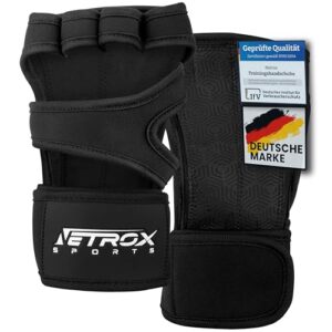 Netrox Sports Trainingshandschuhe mit Handgelenkbandage