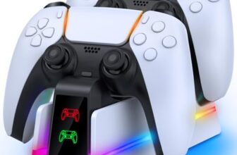 Controller Ladestation für Dual Playstation 5 Dualsense/Edge Controller