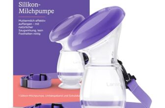 Lansinoh Silikon Milchpumpe & Muttermilchauffänger
