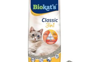 Biokat’s Classic 3in1 ohne Duft – Klumpende Katzenstreu mit 3 unterschiedlichen Korngrößen – 1 Sack (1 x 10 L)