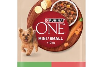 PURINA ONE Mini/Small Active für kleine Hunde, reich an Rind, 26 x 85g