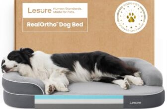 LE SURE RealOrtho™ Memory-Schaum Hundebett groß – orthopädisches Hundesofa