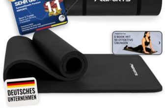 MSPORTS Gymnastikmatte Premium – rutschfeste Fitness-, Pilates- & Yogamatte