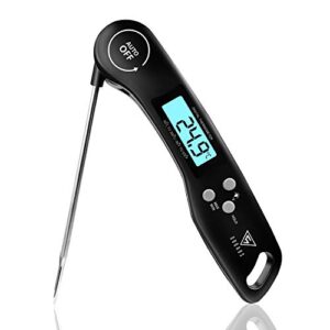 DOQAUS Fleischthermometer, 3 Sekunden Sofortlesezeit Grillthermometer