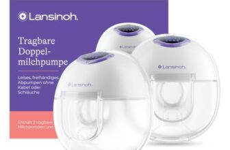 Lansinoh Tragbare Doppelmilchpumpe