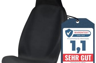 Upgrade4cars wasserdichter Autositzschoner für Vordersitze Universal