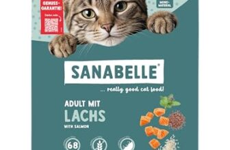 Sanabelle Classic Lachs | Katzentrockenfutter für ausgewachsene Katzen (ab dem 12. Monat) | 1 x 10 kg (Neu)