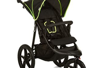 hauck Robuster Dreirad Buggy mit XL Luftrreifen, Runner Schwarz/Gelb
