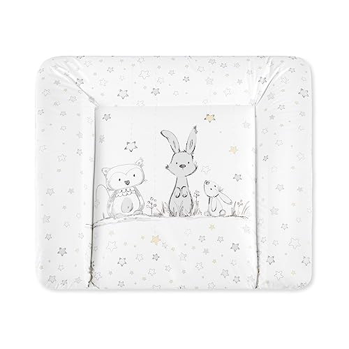 Julius Zöllner Wickelauflage Softy 85×75 cm – Wickelunterlage – wasserdicht und abwischbar – Made in Germany – Oeko-Tex Standard 100 – Sternenfreunde