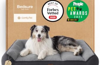 BEDSURE SupportMax™ extra Dickes ergonomisches Hundebett Grosse Hunde XL