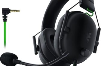 Razer BlackShark V2 X – Premium Esports Gaming Headset (Kabelgebundene Kopfhörer mit 50mm-Treiber, Rauschunterdrückung für PC, Mac, PS4, Xbox One & Switch) Schwarz