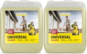 Kärcher Universalreiniger Profi RM 555, Kraftvoller Allzweckreiniger, geeigner für die Reinigung von Gartenmöbel, Fahrzeuge, Fassaden etc., 5 Liter Reinigungsmittel (Packung mit 2)