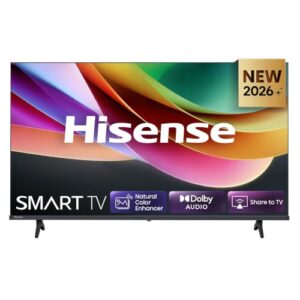 Hisense 40E4DS Fernseher 40 Zoll, 4K FHD Smart TV, Hi-View AI Engine, 60Hz Game Mode, Natural Colour Enhancer, Dolby Audio