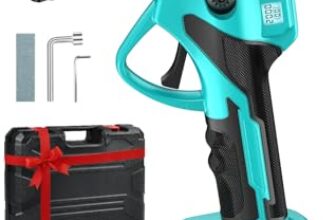 Akku-Astschere Professionelle Passend für Makita Akku bis 33mm Aststärke, Bypass-Klingen, Sicherheitsschalter, Softgrip. Akku Gartenschere für Schneiden von Zweigen, Trieben