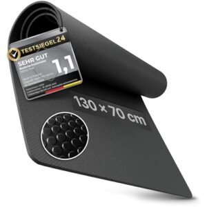 NEOLYMP Bodenschutzmatte Fitnessgerät (130 x 70 cm) – Laufband Matte 8mm Dicke – langlebig, rutschfest & stoßdämpfend – Fitness Unterlegmatte für Crosstrainer – Gymnastikmatte, Fitnessmatte