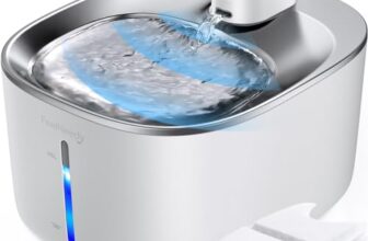 FEELNEEDY 4L kabelloser Katzenbrunnen mit Bewegungsmelder, 4000mAh Akku
