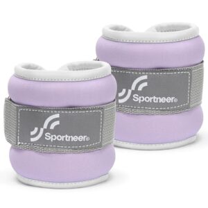 Sportneer Knöchelgewichte für Beine und Arme – Gewichtsmanschetten Set