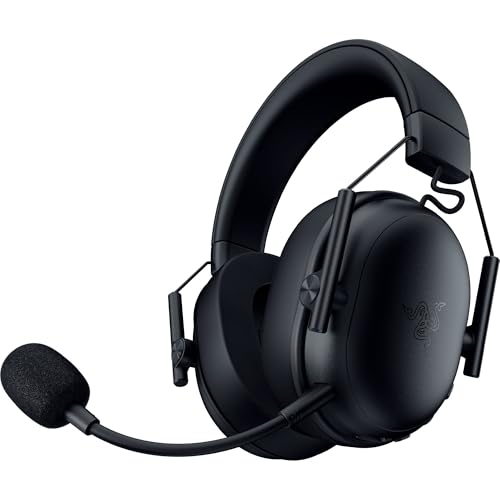 Razer BlackShark V3 X HyperSpeed – Kabelloses E-Sport-Headset – Ultra leicht 270g – Triforce 50mm Treiber – Abnehmbares Mikrofon – Surround Sound – Wireless 2,4 Ghz & Bluetooth – PC/Mac | Schwarz