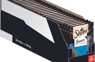 Sheba Sauce Collection Sauce Lover Katzen Nassfutter im Portionsbeutel mit Thunfisch (MSC) 28x85g