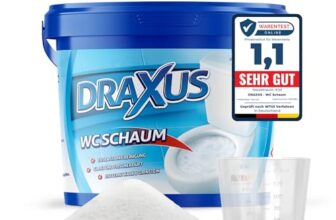 DRAXUS WC Schaum (1 kg) I Extra Stark I WC Reiniger Schaum entfernt kraftvoll Kalk & Urinstein I Sorgt für Glanz und frischen Duft