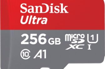 SanDisk Ultra Android microSDXC UHS-I Speicherkarte 256 GB + Adapter (Für Smartphones und Tablets, A1, Class 10, U1, Full HD-Videos, bis zu 150 MB/s Lesegeschwindigkeit)