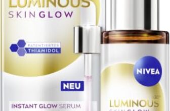NIVEA LUMINOUS630 Skin Glow Instant Glow Serum, hocheffektives, leichtes Gesichtsserum für strahlende und ebenmäßige Haut, Gesichtspflege mit Thiamidol, Niacinamid & Aloe Vera (30 ml)