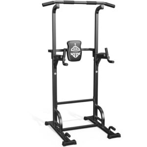 SPORTSROYALS Power Tower Dip Station, Klimmzugstange für Heimgym