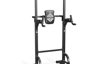 SPORTSROYALS Power Tower Dip Station, Klimmzugstange für Heimgym