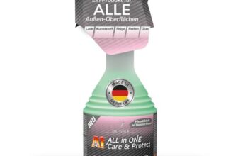 Dr. Wack – A1 All in ONE Care & Protect Autopflege 500 ml I Für alle Auto-Außenoberflächen I Schutz, Pflege & Versiegelung in 1 Schritt I Lackpflege, Felgenschutz, Reifenpflege & Regenabweiser