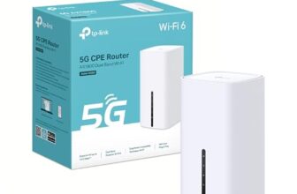TP-Link Archer NX200 LTE WLAN Router, 5G Router SIM-Karte, AX1800 Dualband-WLAN 6, 3 x Gigabit-Ports, MU-MIMO, Web- und APP-Verwaltung, Plug-and-Play