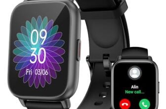 Smartwatch mit Telefonfunktion,Smartwatch für Damen Herren 1.85“ HD Screen