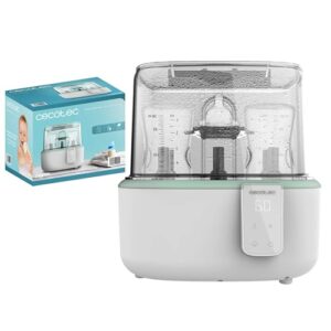 Cecotec Digitaler Sterilisator für bis zu 6 Fläschchen Nana BabyCare DigitalSterilizer, mit Saugerhalter, 8 Minuten Sterilisation und BPA-frei