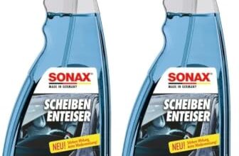 SONAX ScheibenEnteiser (750 ml) sekundenschnelles enteisen von Scheiben ohne kratzen und eine rundum klare Sicht im Winter | Art-Nr. 03314410 (Packung mit 2)