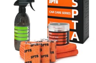 Reinigungsknete, Auto Car Clay Bar, SPTA 3tlg 100g Fachmann Reinigungsknetmasse Lackreiniger zur Beseitigung Industriestaub Flugrost