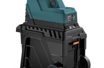DOVAMAN Elektro Walzenhäcksler, 2800W Bürstenloser Gartenhäcksler