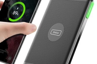 INIU Wireless Charger, 15W Schnelles Induktive Ladestation mit LED