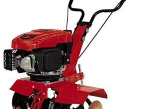 Einhell Benzin-Bodenhacke GC-MT 2560 LD (2.5 kW, bis 230 mm Arbeitstiefe, 1-Zylinder 4-Takt-Motor, robuste Hackmesser, höhenverstellbarer Bremssporn, schwenkbares Führungsrad)
