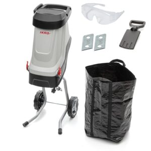 IKRA Elektro Gartenhäcksler IMH 2800, inkl. Ersatzmesser & Schutzbrille