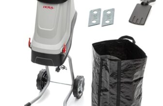 IKRA Elektro Gartenhäcksler IMH 2800, inkl. Ersatzmesser & Schutzbrille