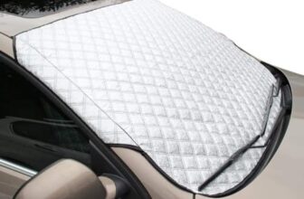 Auto Windschutzscheiben Abdeckung – Hochleistungs-Ultra-Dick Schutzabdeckung Schnee EIS Frost Staub Wasserbeständig UV,Flexible Größe für SUV LKW Auto Groß Oder Klein