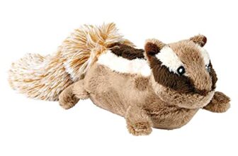 TRIXIE Robustes Hundespielzeug Streifenhörnchen Plüschtier – 28 cm