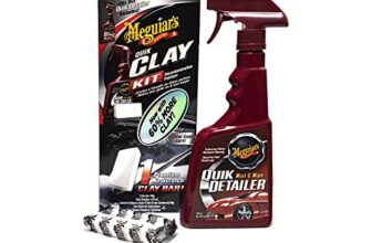 Meguiar’s G1116EU Quik Clay Detailing System Set Reinigungsknete