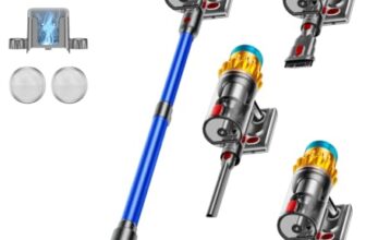 AIDTIPS Akku Staubsauger Kabellos, 55KPA/650W/70Min, Selbststehend, 1,8L