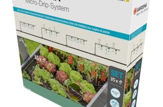 Gardena Micro-Drip-System Tropfbewässerung Set Hochbeet/Beet (35 Pflanzen)