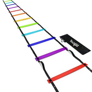 Yes4All UAD0 Koordinationsleiter, 12 Sprossen, Regenbogen