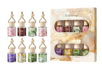 Auto Duft Lufterfrischer, Langanhaltender Lufterfrischer Auto, Aufhänger Diffusor, Autoduft Gegen Gerüche, Geschenke für Frauen Männer 8ml*8 Stück