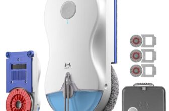 HUTT R10 Fensterputzroboter mit Rotierendes Nass- & Lineares Trockenwischen
