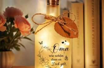 Hiipeefeel Geschenke für Oma Geburtstag, LED Flaschenlicht