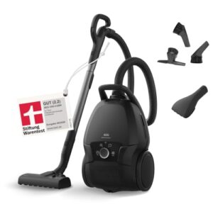 AEG VX9 Staubsauger mit Beutel, Stiftung Warentest Gut 2,2, 650W, VX9-5-EBR